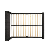 Christopher Knight Home® - Noble House - Antoinette Fully-Upholstered Bed Frame - Queen-Size - Traditional - Black