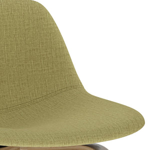 English Elm Randolph Mid-Century Modern Bentwood Counter/Bar Stools Set Of 2 With Upholstered Comfort & Style B136P159462-GIGA