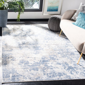 Safavieh Amelia 705 Power Loomed  Rug Grey / Blue ALA705F-12SQ