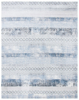 Safavieh Amelia 761 Power Loomed Contemporary Rug Grey / Light Blue 8' x 8' Square