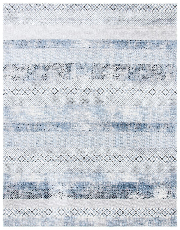 Safavieh Amelia 761 Power Loomed Contemporary Rug Grey / Light Blue 8' x 8' Square