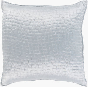 Surya Albany 88"W X 92"L Quilt - Luxurious Cotton & Silk Blend For Elegant Home Decor, Durable & Stylish Slate Cotton,Silk,Cotton,Silk,Cotton Alb2011-fq