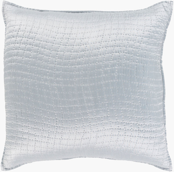 Surya Albany 88"W X 92"L Quilt - Luxurious Cotton & Silk Blend For Elegant Home Decor, Durable & Stylish Slate Cotton,Silk,Cotton,Silk,Cotton Alb2011-fq