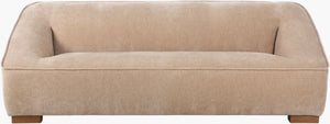 Surya Alba Three Seat Polyester Upholstered Sofa Low Profile Contemporary Living Room ALBA001-329342