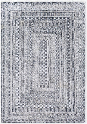 Livabliss Alice Medallion Polypropylene Area Rug Machine Woven for Living Room or Bedroom Medium Gray, Ch 8'10" x 12' ALC2305-81012