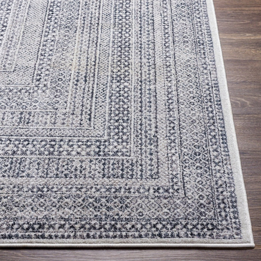 Livabliss Alice Medallion Polypropylene Area Rug Machine Woven for Living Room or Bedroom Medium Gray, Ch 8'10" x 12' ALC2305-81012