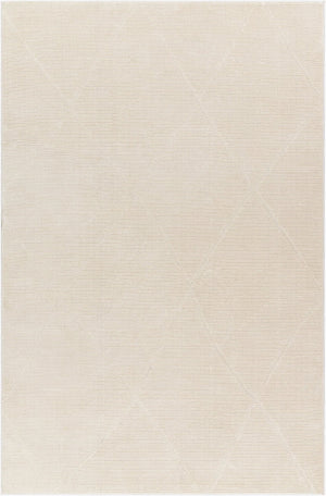 Livabliss Alder Global Pattern Polyester Accent Rug for Entryways Hallways and Bedside Areas Cream, Ivory 6'4" x 9' ALD2300-639