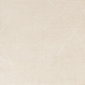 Livabliss Alder Global Pattern Polyester Accent Rug for Entryways Hallways and Bedside Areas Cream, Ivory 6'4" x 9' ALD2300-639