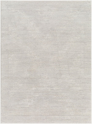 Livabliss Alder Machine Woven Polyester Accent Rug for Entryways Hallways and High Traffic Areas Gray, Cream 5' x 7' ALD2311-4117