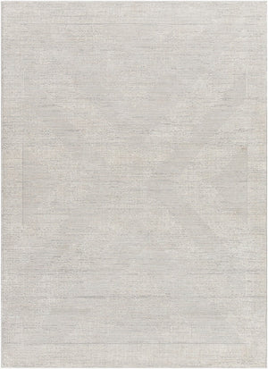 Livabliss Alder Machine Woven Polyester Accent Rug for Entryways Hallways and High Traffic Areas Gray, Cream 6'4" x 9' ALD2311-639