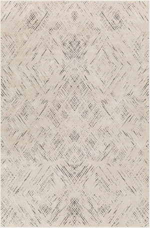 Livabliss Alder Machine Woven Recycled Fabric Accent Rug for Entryways and High Traffic Floors Taupe, Ivory 8'11" x 12' ALD2313-81112
