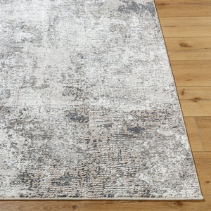 Livabliss Alder Geometric Accent Rug Recycled Pet Yarn Mid-century Modern Washable Entryway Taupe, Charcoal 7'7" x 10' ALD2319-7710