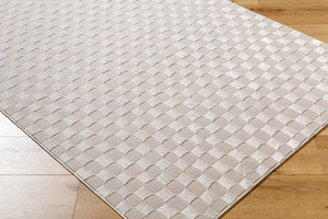 Livabliss Alder Geometric Polyester Accent Rug Turkey Woven Medium Pile Entryway Bathroom Bed Taupe, Tan 1'11" x 3'9" ALD2321-2345