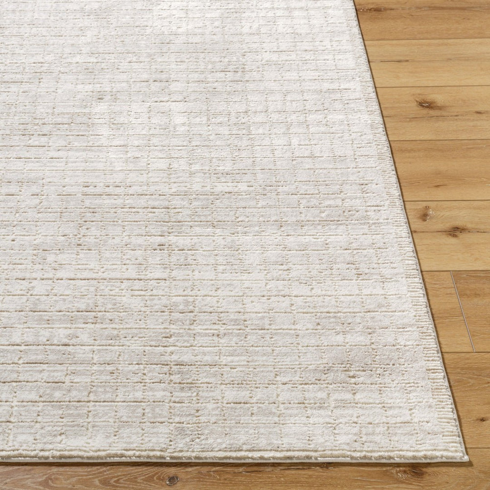 Livabliss Alder Bohemian Global Accent Rug Recycled Pet Machine Woven for Entryways and Bedrooms Cream, Ivory 1'11" x 3'9" ALD2322-2345