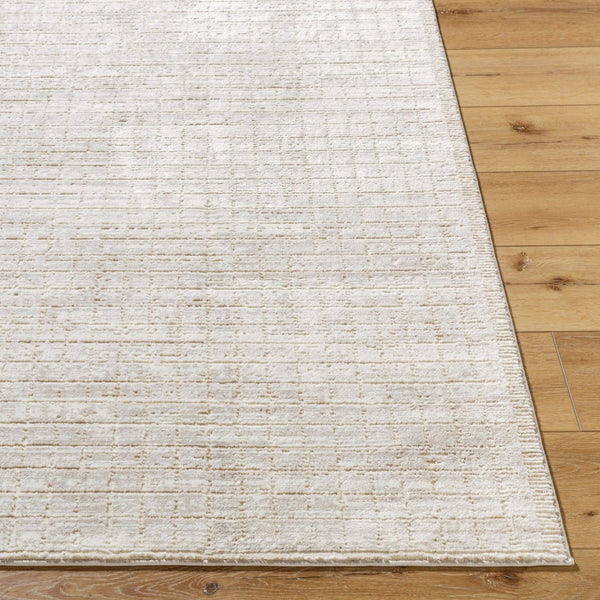 Livabliss Alder Bohemian Global Accent Rug Recycled Pet Machine Woven for Entryways and Bedrooms Cream, Ivory 1'11" x 3'9" ALD2322-2345