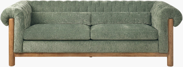 Surya Alden Low Profile Sofa with Foam and Dacron Fill for Modern Living Rooms ALDN002-123616
