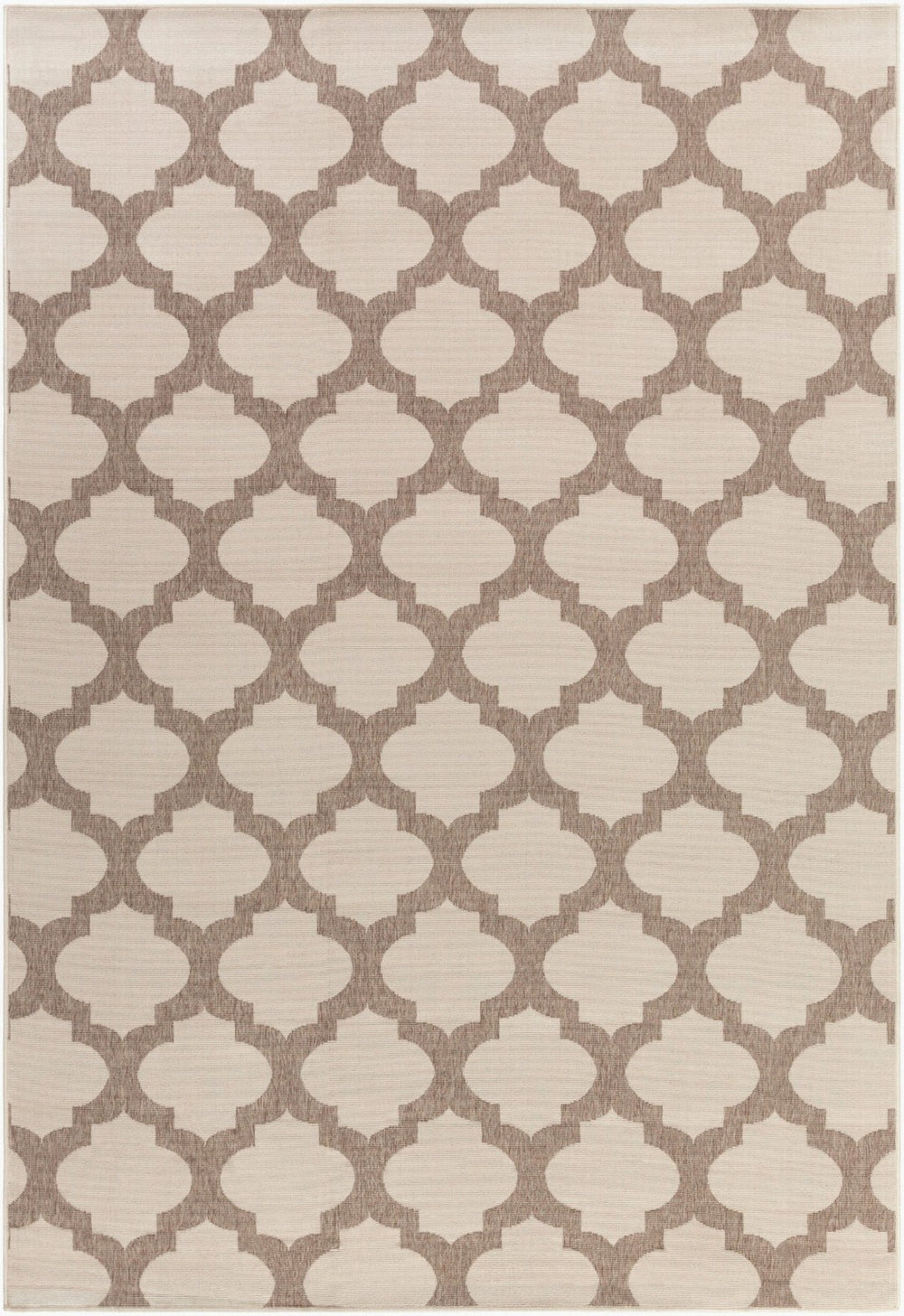 Livabliss Alfresco Flatweave Olefin Accent Rug Rustic Handcrafted Style for Entryways and Hallways Beige, Brown 8'10" x 12'10" ALF9586-89129