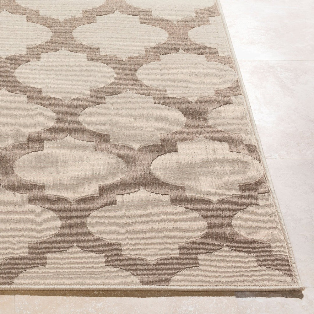 Livabliss Alfresco Flatweave Olefin Accent Rug Rustic Handcrafted Style for Entryways and Hallways Beige, Brown 8'10" x 12'10" ALF9586-89129