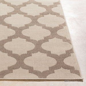 Livabliss Alfresco Flatweave Olefin Accent Rug Rustic Handcrafted Style for Entryways and Hallways Beige, Brown 8'10" x 12'10" ALF9586-89129