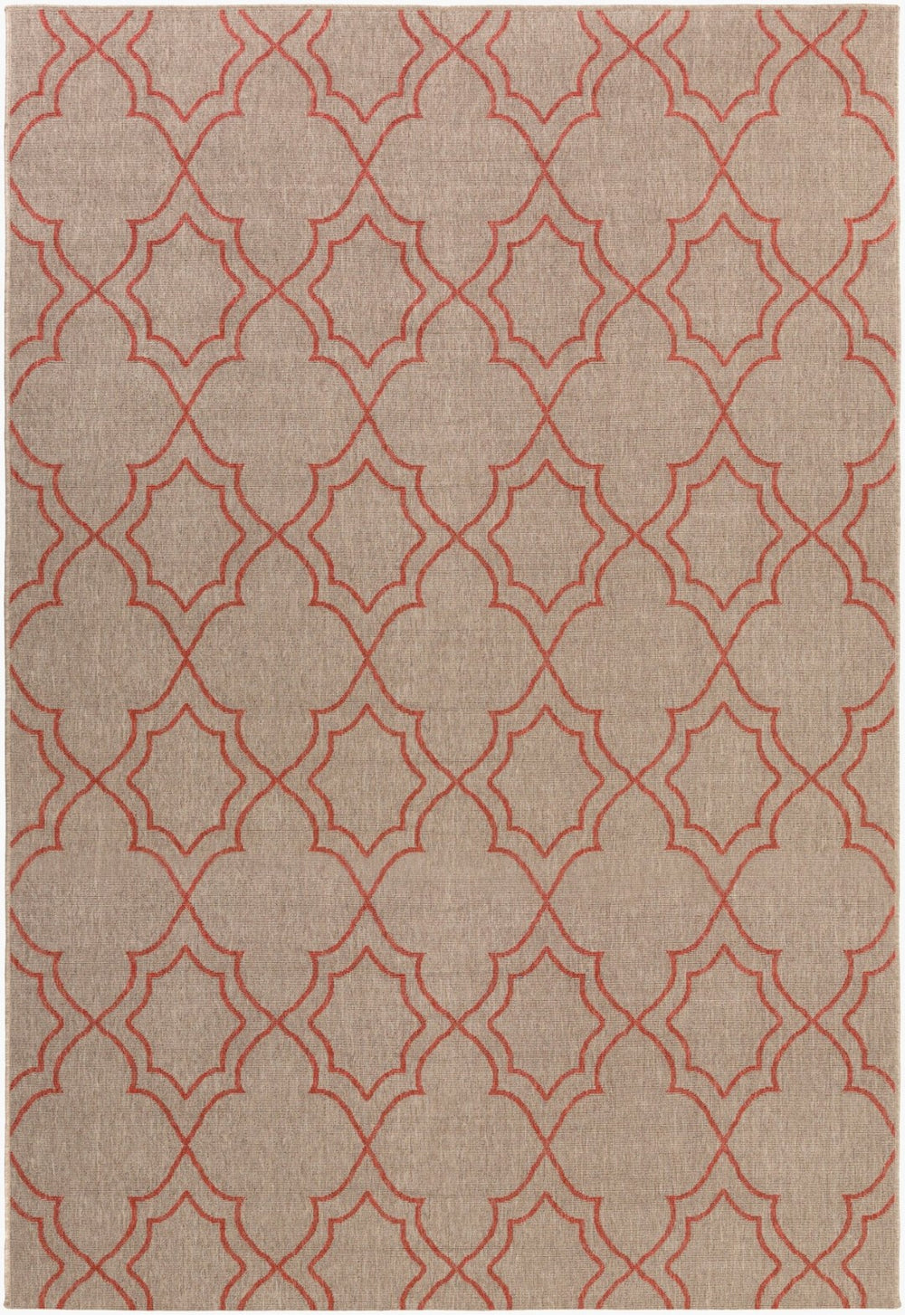 Livabliss Alfresco Olefin Flatweave Runner Rug Egyptian Woven Cottage Style for Hallways Patios Brown, Rust 2'5" x 7'10" ALF9588-2379