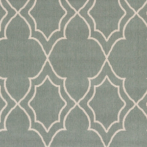 Livabliss Alfresco Flatweave Olefin Runner Rug Cottage Style for Hallways and Entryways Dusty Sage, Bei 2'5" x 11'10" ALF9589-23119