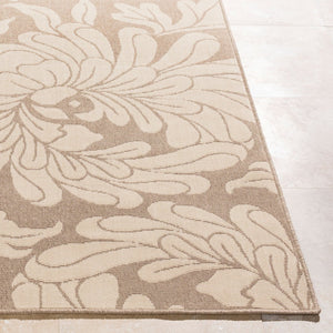 Livabliss Alfresco Flatweave Olefin Runner Rug Rustic Farmhouse Style for Hallways and Entryways Brown, Beige 7'3" x 10'6" ALF9623-76109