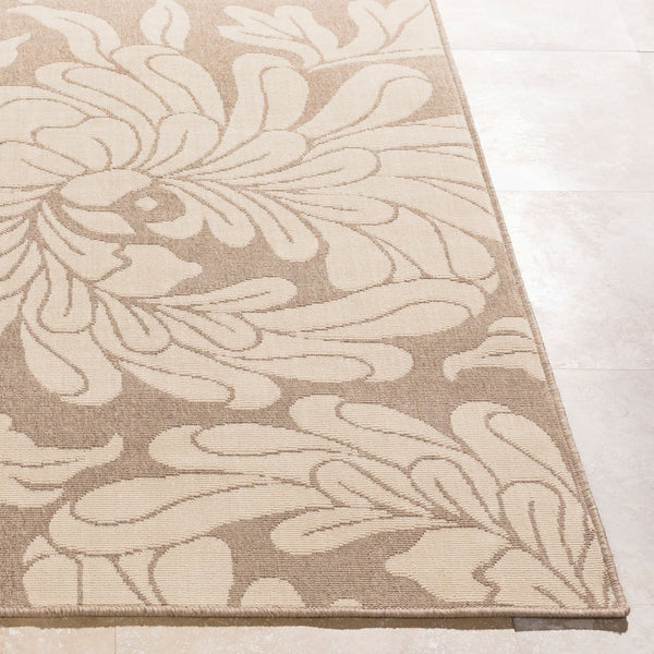 Livabliss Alfresco Flatweave Olefin Runner Rug Rustic Farmhouse Style for Hallways and Entryways Brown, Beige 7'3" x 10'6" ALF9623-76109