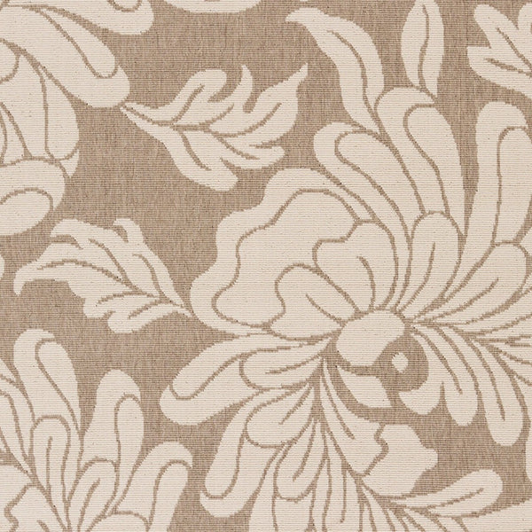 Livabliss Alfresco Flatweave Olefin Runner Rug Rustic Farmhouse Style for Hallways and Entryways Brown, Beige 7'3" x 10'6" ALF9623-76109