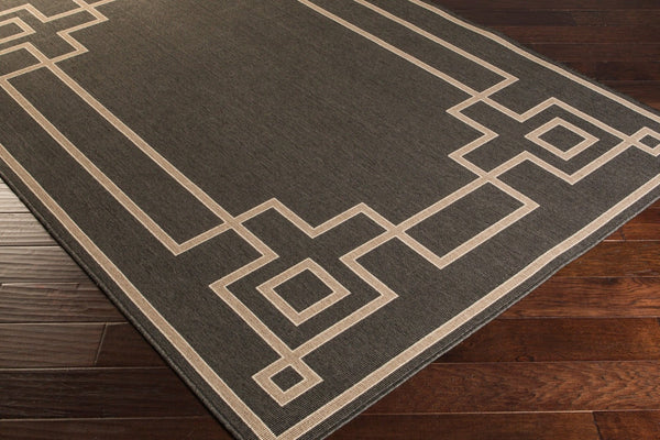 Livabliss Alfresco Flatweave Olefin Area Rug Cottage Geometric Pattern Indoor Outdoor Square ALF9630-89RD