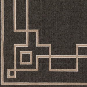 Livabliss Alfresco Flatweave Olefin Area Rug Cottage Geometric Pattern Indoor Outdoor Square ALF9630-89RD