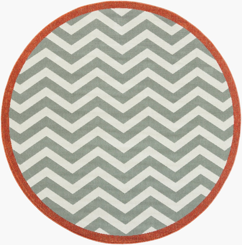Livabliss Alfresco Geometric Flatweave Polypropylene Area Rug Square Modern Living Room Floor ALF9644-73RD