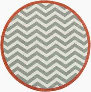 Livabliss Alfresco Geometric Flatweave Polypropylene Area Rug Square Modern Living Room Floor ALF9644-73RD