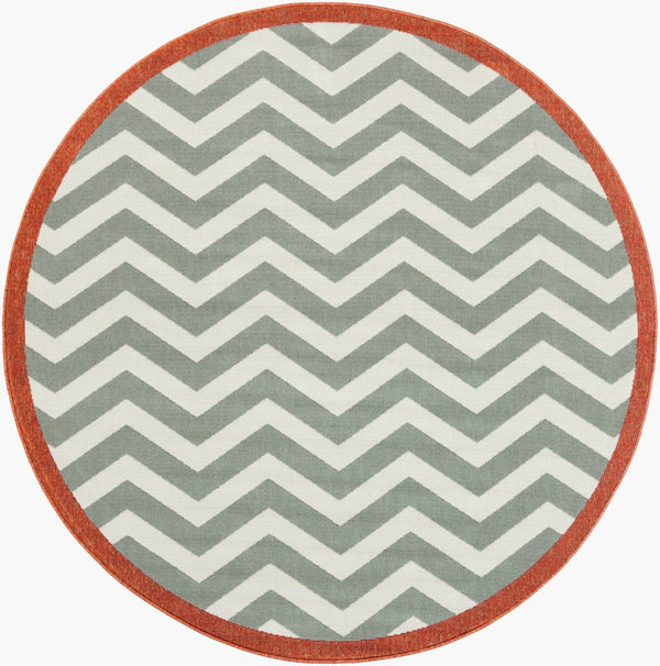 Livabliss Alfresco Geometric Flatweave Polypropylene Area Rug Square Modern Living Room Floor ALF9644-73RD