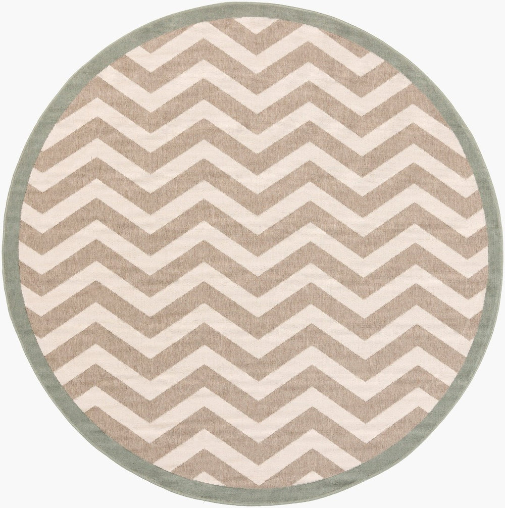 Livabliss Alfresco Geometric Olefin Outdoor Rug Uv Resistant Square Patio and Deck Area Weave ALF9645-89RD