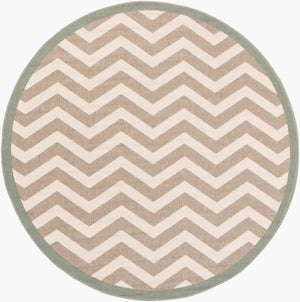 Livabliss Alfresco Geometric Olefin Outdoor Rug Uv Resistant Square Patio and Deck Area Weave ALF9645-89RD
