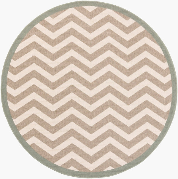 Livabliss Alfresco Geometric Olefin Outdoor Rug Uv Resistant Square Patio and Deck Area Weave ALF9645-89RD