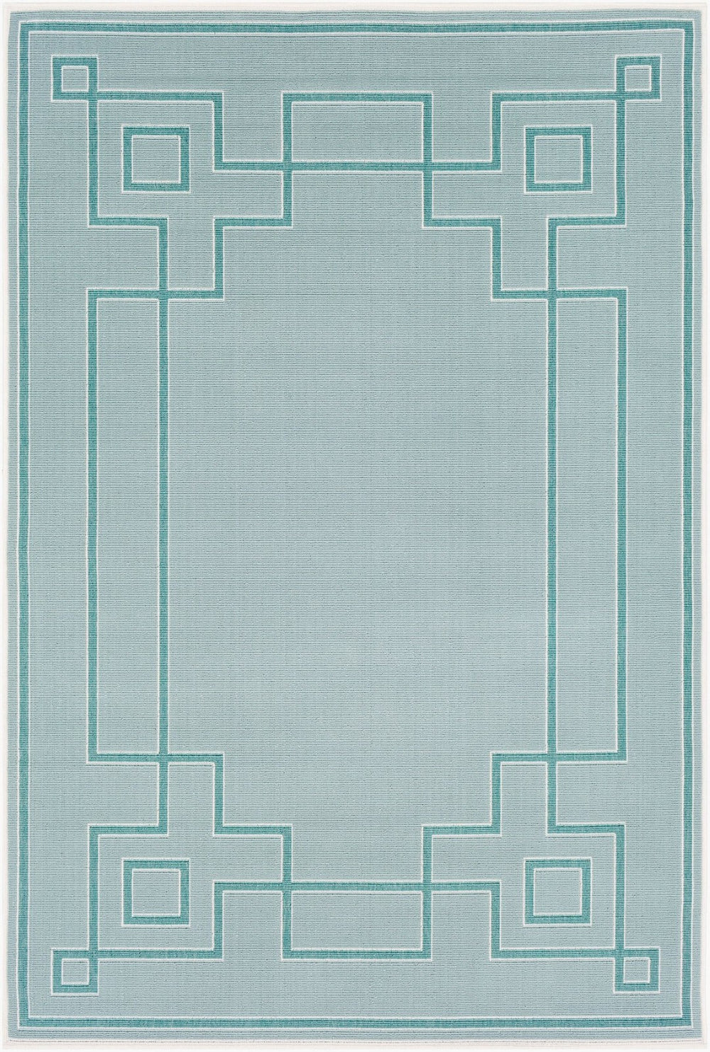Livabliss Alfresco Flatweave Olefin Area Rug Country Cottage Pattern for Indoor Outdoor Spaces ALF9655-89SQ