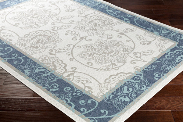 Livabliss Alfresco Square Olefin Flatweave Area Rug with Traditional Motifs for Formal Rooms ALF9661-73RD