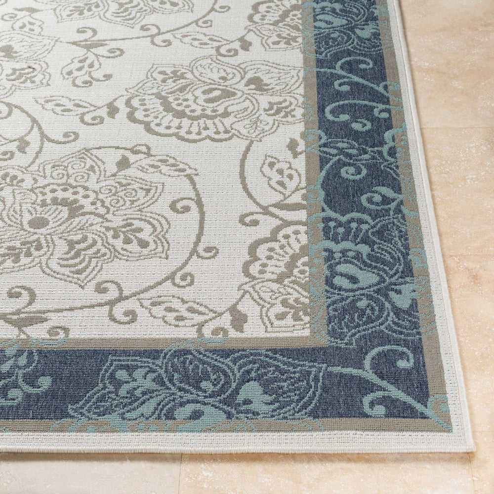 Livabliss Alfresco Square Olefin Flatweave Area Rug with Traditional Motifs for Formal Rooms ALF9661-73RD
