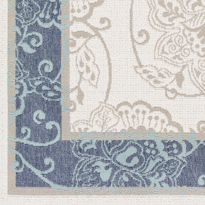 Livabliss Alfresco Square Olefin Flatweave Area Rug with Traditional Motifs for Formal Rooms ALF9661-73RD