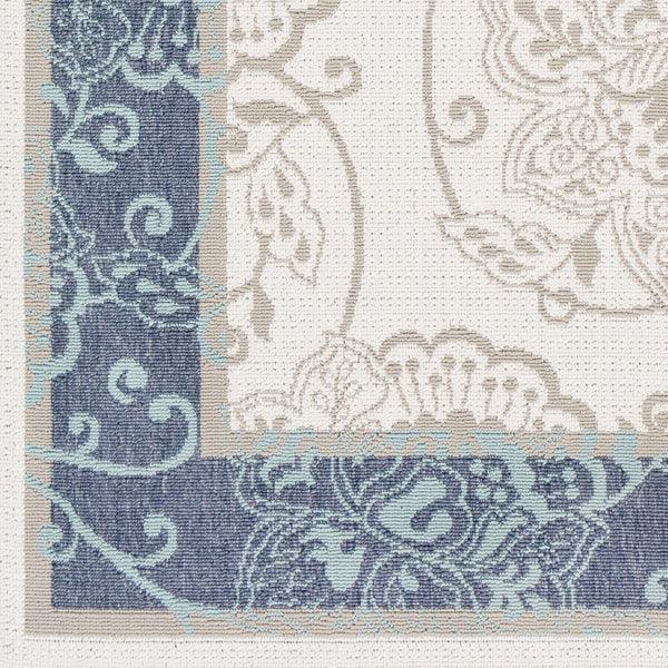 Livabliss Alfresco Square Olefin Flatweave Area Rug with Traditional Motifs for Formal Rooms ALF9661-73RD