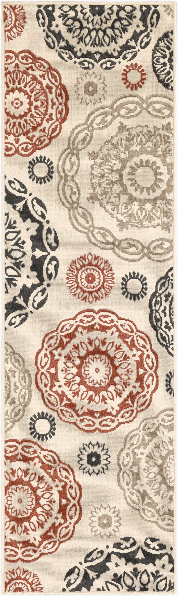 Livabliss Alfresco Flatweave Olefin Runner Rug for Hallways Entryways and Covered Patios ALF9667-2379