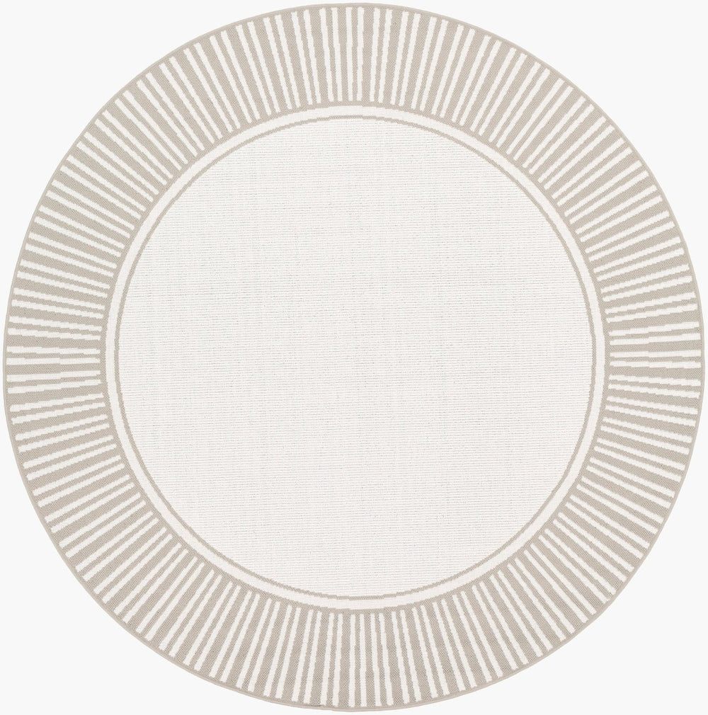 Livabliss Alfresco Flatweave Olefin Outdoor Rug Cottage Style Square for Patio and Sunroom ALF9681-73RD