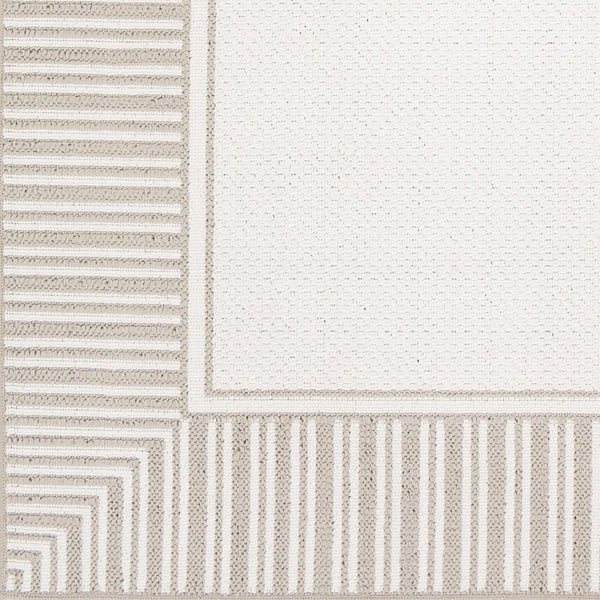 Livabliss Alfresco Flatweave Olefin Outdoor Rug Cottage Style Square for Patio and Sunroom ALF9681-73RD