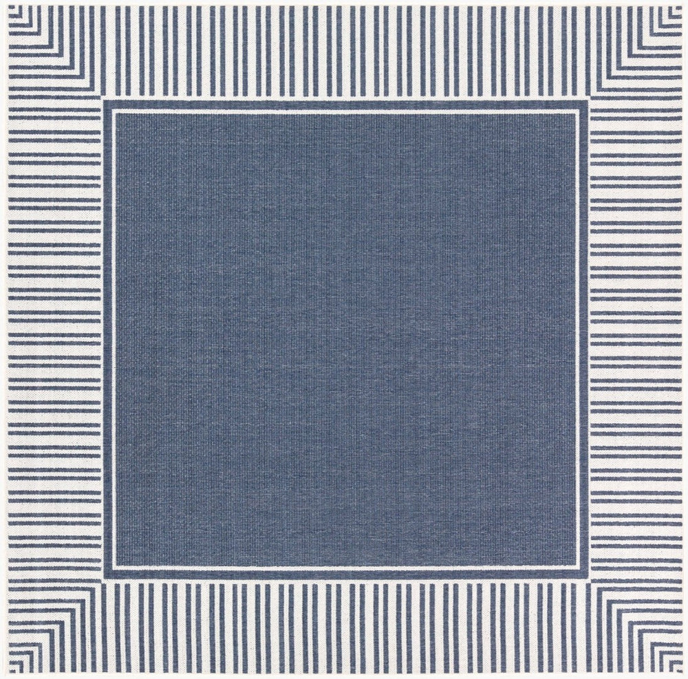 Livabliss Alfresco Flatweave Olefin Area Rug Outdoor Safe Uv Resistant Cottage Patio Living ALF9682-89SQ