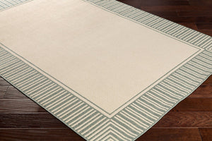 Livabliss Alfresco Flatweave Olefin Area Rug Rustic Natural Square for Dining and Entryway ALF9686-53RD