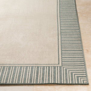 Livabliss Alfresco Flatweave Olefin Area Rug Rustic Natural Square for Dining and Entryway ALF9686-53RD
