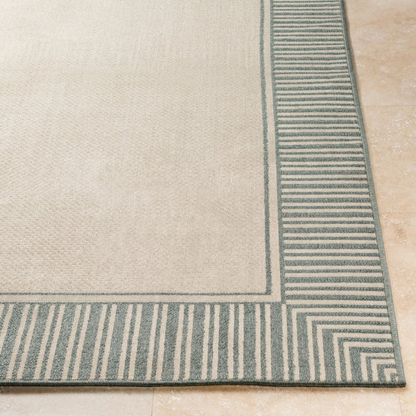 Livabliss Alfresco Flatweave Olefin Area Rug Rustic Natural Square for Dining and Entryway ALF9686-53RD