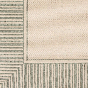Livabliss Alfresco Flatweave Olefin Area Rug Rustic Natural Square for Dining and Entryway ALF9686-53RD