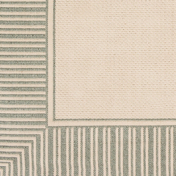 Livabliss Alfresco Flatweave Olefin Area Rug Rustic Natural Square for Dining and Entryway ALF9686-53RD